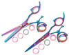 Sharkfin Professional Right Super Swivel RAINBOW 6.25" Shear & 28T Thinner Set