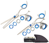 Sharkfin Professional Right SuperSwivel STAINLESS 5.5 Shear & 15T Texturizer Set