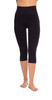 New Goode Rider Womens Bodyshaper Crop Black Tights Size L-XL