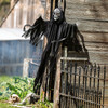 4 Ft Hanging Animated Black Reaper