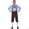 UNDERWRAPS - Brown Lederhosen- Deluxe Lederhosen Adult Halloween Costume for