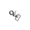New The Epic Animal Scissor Swivel Snap Nickel-Plated, 3/4" Square Eye