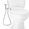 Brondell Cleanspa Luxury Hand-Held Bidet Holster With Integrated Shut Off White