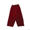 Burgundy Velvet Santa Pants - XL