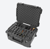 SKB Cases 3I-2015-10B-M: Iseries Multi Hand Gun Case, Custom Foam, 8 Gun, Black