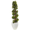 New Nearly Natural 4’ English Ivy Tree In Planter Uv Resist