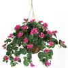 New Nearly Natural 24” Bougainvillea Hanging Basket
