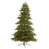 New Nearly Natural 7.5’ Flocked Nova Scotia Xmas Tree W/450 Leds And 909 Tips