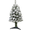 New Nearly Natural 8' White Artificial Christmas Tree W/450 Led And 1500 Tips