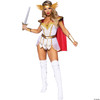 Leg Avenue 87114-10102 4 Pc Power Princess, Includes Bodysuit With Molded