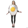 Rasta Imposta Get Real Fried Egg, White/Yellow, Standard Costume