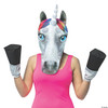 Women's Unicorn Head with Hooves Costume - One Size Fits Most