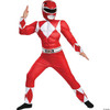 Disguise Red Ranger Classic Muscle Child Costume, Red, Medium/(7-8)