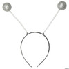 Seasonal Visions Silver Alien Antenna Adult Costume Headband