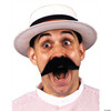 Morris Costumes Mustache Six Way Black