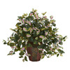 New Nearly Natural 20” Hoya Artificial Plant In Decorative Planter