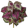 New Nearly Natural 16” Wax Begonia Bush Set Of 6