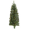 New Nearly Natural 2' Flat Back Wall Hanging Christmas Tree With 20 Clear Leds