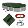 Blue Wave WC828-4 Above-Ground 12 Year Winter Cover For 16' x 40' Oval Pool