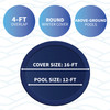 Bluewave 12-Year 12-Ft Round Arctic Armor Cover