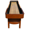Bluewave Merlot 9-Ft Shuffleboard Table- Walnut Finish