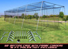 New Cimarron 60X12X10 #24 Batting Cage & Frame Corners