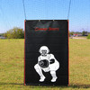 New Cimarron Baseball/Softball 4X6 Vinyl Backstop With Catcher Image
