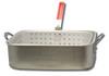 New King Kooker 15-Quart Aluminum Rectangular Fry Pan And Basket