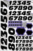 New Xxx Main Racing Moto Numbers - Black