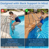 Bluewave Premium Ss Reverse Bend In-Pool Ladder For Above Ground Pools
