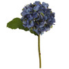 New Nearly Natural 12” Hydrangea Artificial Flower Set Of 12 In Blue
