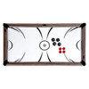 Bluewave Driftwood 7-Ft Air Hockey Table Combo Set W/Benches