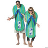 Rasta Imposta Men's Flip Flop, Green, One Size Costume - One Size Fits Most