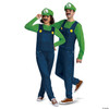 Disguise Luigi Adult Costume, Official Super Mario Bro Elevated Classic Adult Costume, Size Adult S/M