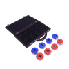Bluewave Pro-Series Shuffleboard Pucks W/ Case - Set Of 8