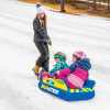 Wow SNOWSTEER Inflatable Sled 1-Person For Downhill Sledding