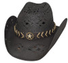 Bullhide Hats 2649Bl Run A Muck Collection Naughty Girl Medium Black Cowboy Hat