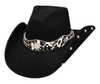 NEW Bullhide Hats 0635Bl Euphoria Extra Large Black Cowboy Hat