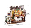 HRP Robotime Rolife No.17 Cafe Miniature House Kit