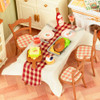 HRP Robotime Warm Dining Room Plastic Diy Miniature House