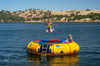 Island Hopper 15' Classic Water Trampoline With Heavy Duty Ladder, Yellow