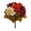New Nearly Natural 16” Autumn Hydrangea Berry Bouquet Flower Set Of 2