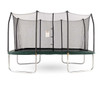 Skywalker 14 X 8' Rectangle Trampoline With Enclosure Net Green