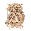 HRP Robotime Mechanical Wood Models; Owl Clock HRP Robotime Mechanical Wood Models; Owl Clock