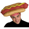 Rasta Imposta Hot Dog Hat, Multi, One Size - One Size Fits Most