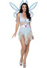 Roma Womens Sheer Magic Mystical Godmother Fairy Costume Large Size In Blue