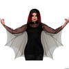 UNDERWRAPS Women's Gothic Spider Web Sheer Poncho Halloween Costume Black