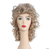 Lacey Wigs Fancy Curly Dark Blonde Costume Wig Yellow