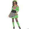 Underwraps Totally Awesome Mini Dress Costume Women's 80" Inspired Fresh and