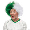Morris Costumes Sports Fun Wig Green White - One Size Fits Most